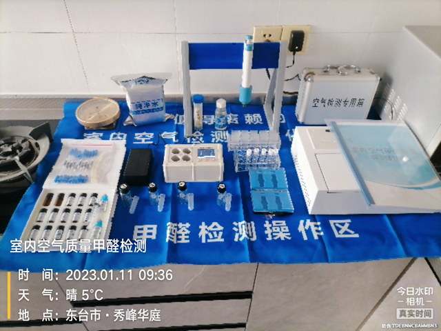 东台秀峰华庭室内空气质量甲醛检测20230111